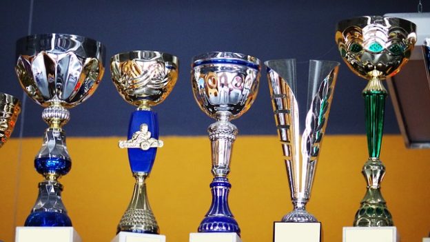 Five trophies