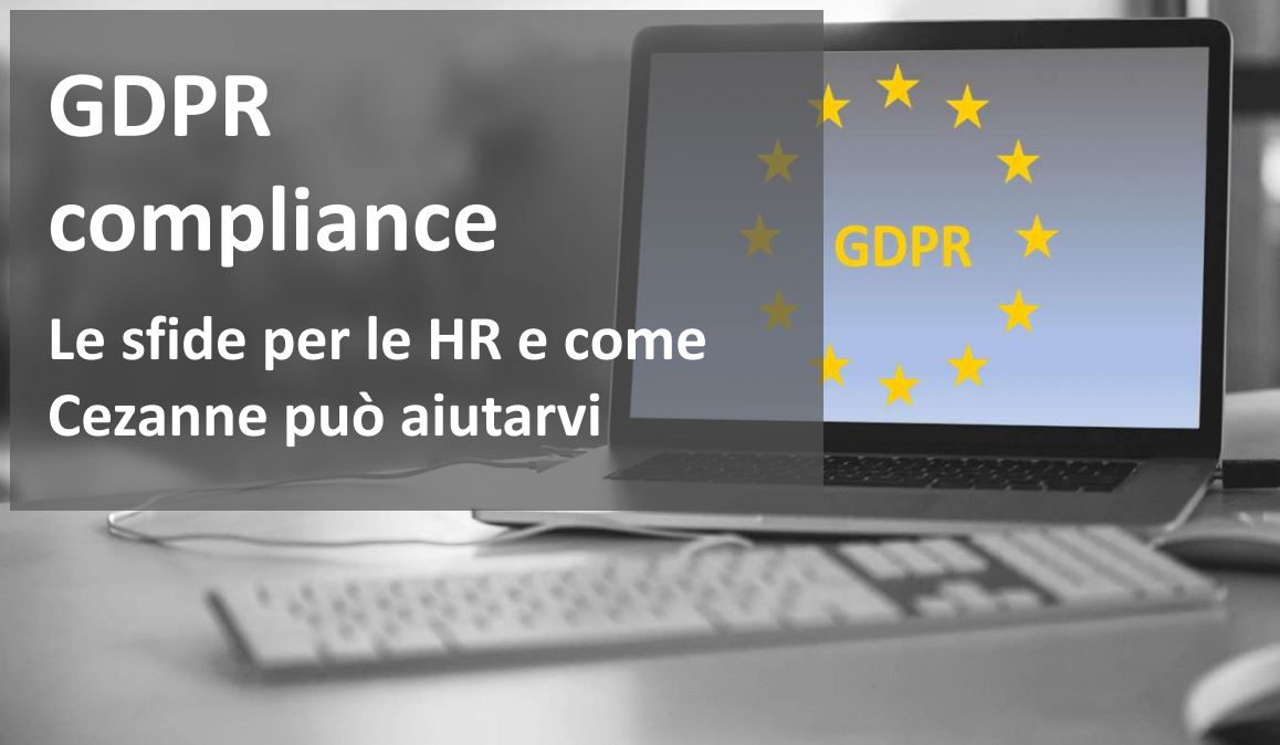 Come Cezanne HR può aiutarti con il GDPR