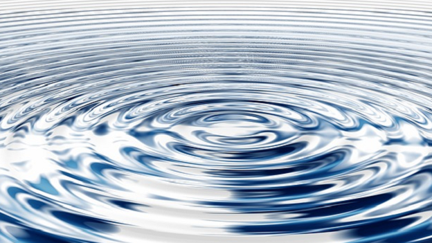 ripple effect in a pool of water