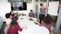 Group of women in a meeting