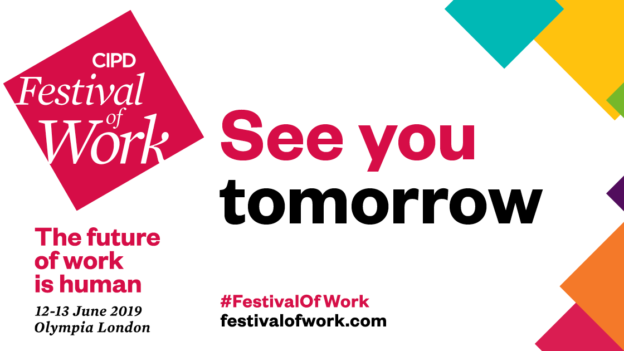 See you tomorrow Festival of Work banner