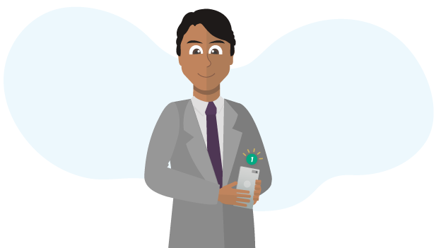 staff receive notification phone
