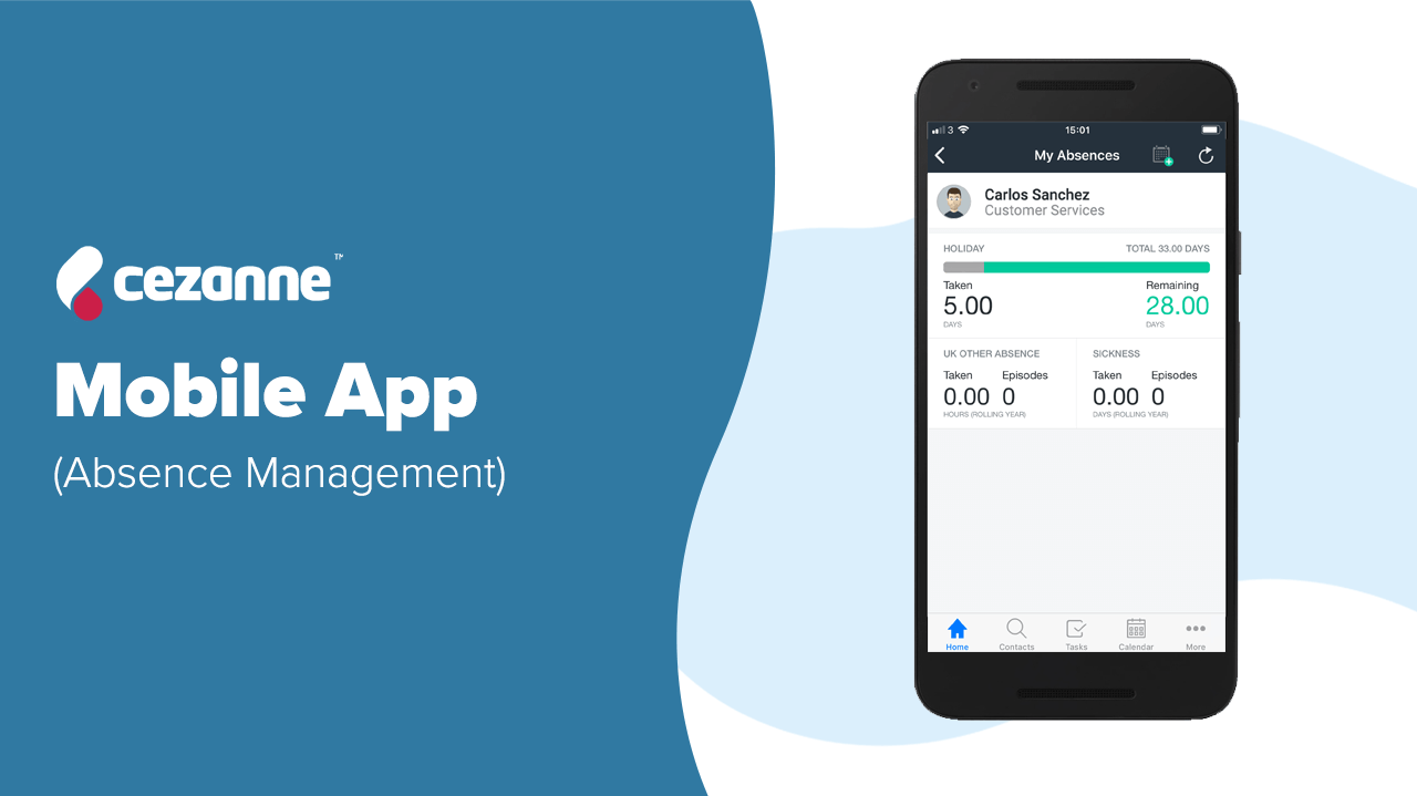 Absence Management on mobile app