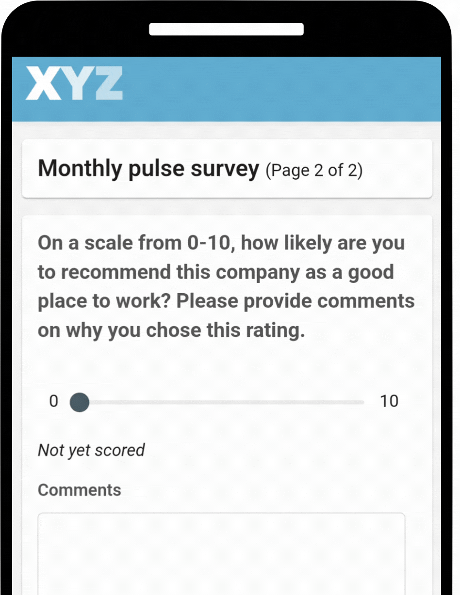 pulse survey mobile