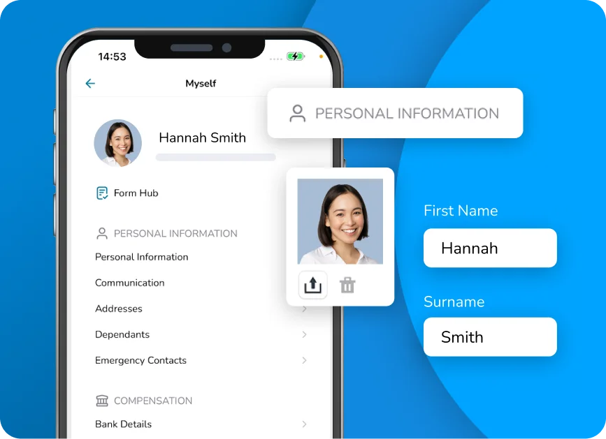 The Cezanne Mobile App enables your entire workforce to take control of its data – meaning less work for HR.