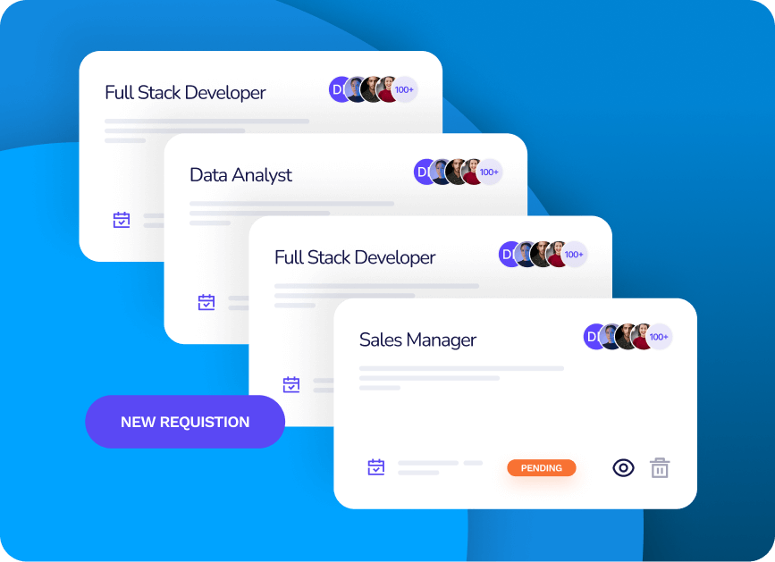 The Job Requisition Management feature in Cezanne Recruitment software streamlines your organisation’s hiring requests, meaning you can hire smarter and faster.
