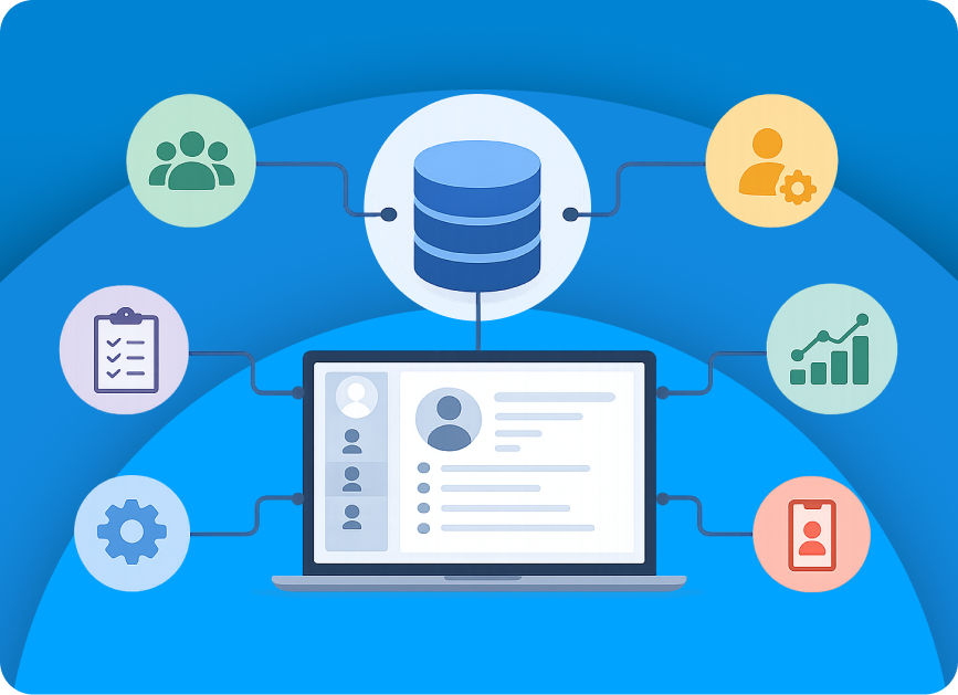 An image of how HR software works